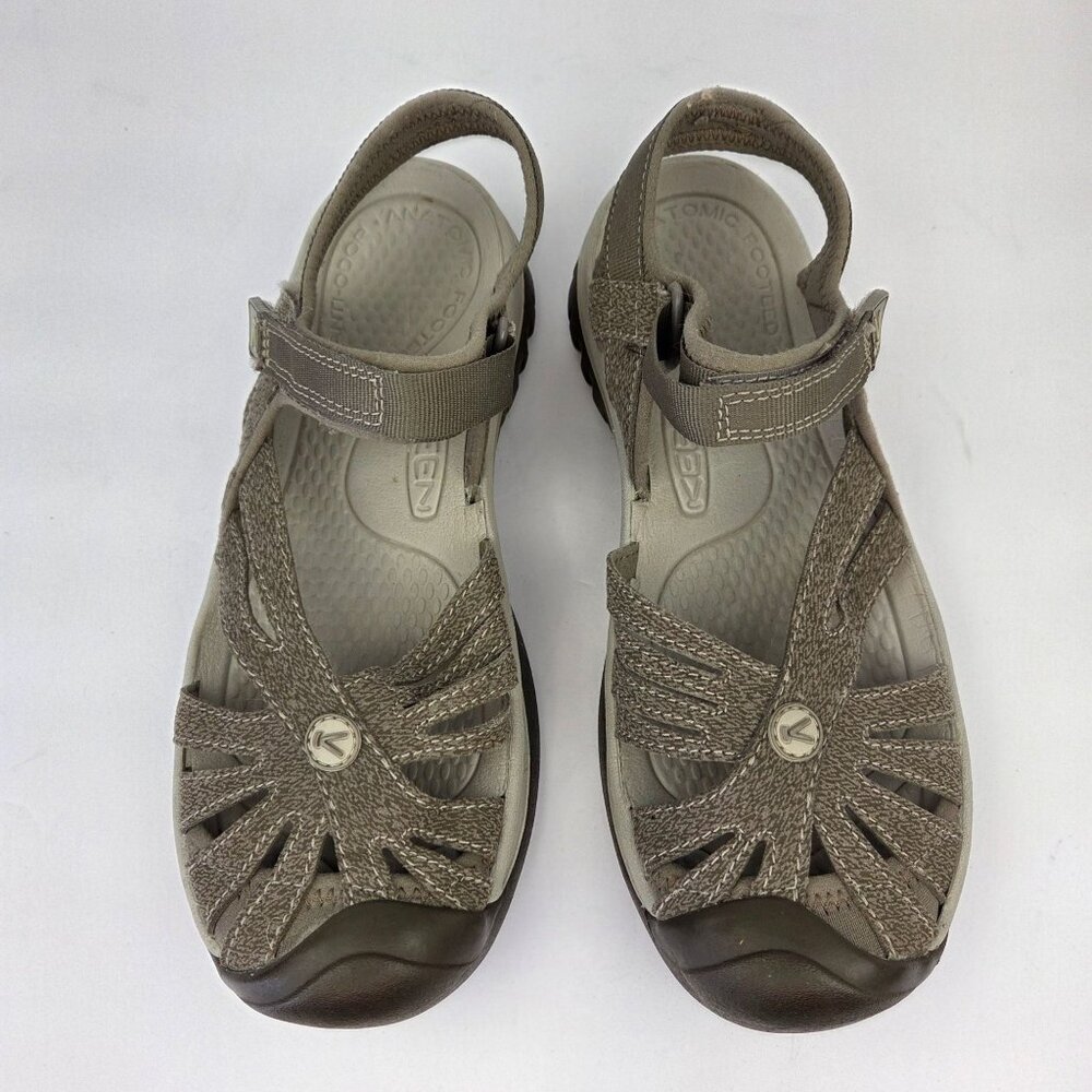 Keen Rose Sandals Brindle/Shitake Taupe Size 9 - Picture 6 of 14